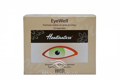  EyeWell Formula redzei un acīm ar cinku Aptiekas produkcija Uztura bagātinātāji