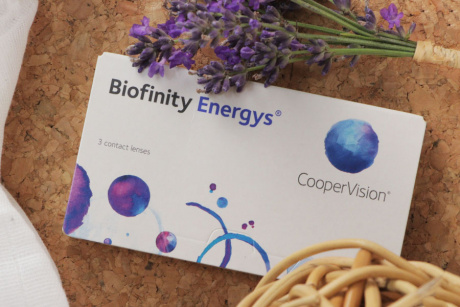 Biofinity Energys Cooper vision Mēneša kontaktlēcas