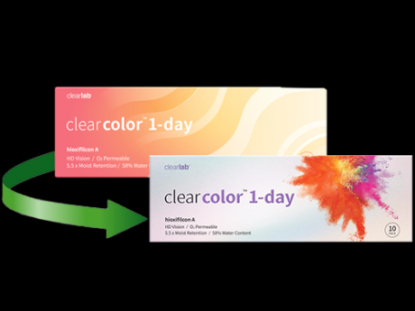 Clearcolor 1-day New Clearlab Coloured