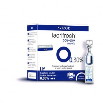 Lacrifresh Ocu-Dry Unidose Avizor Acu mitrinošie pilieni