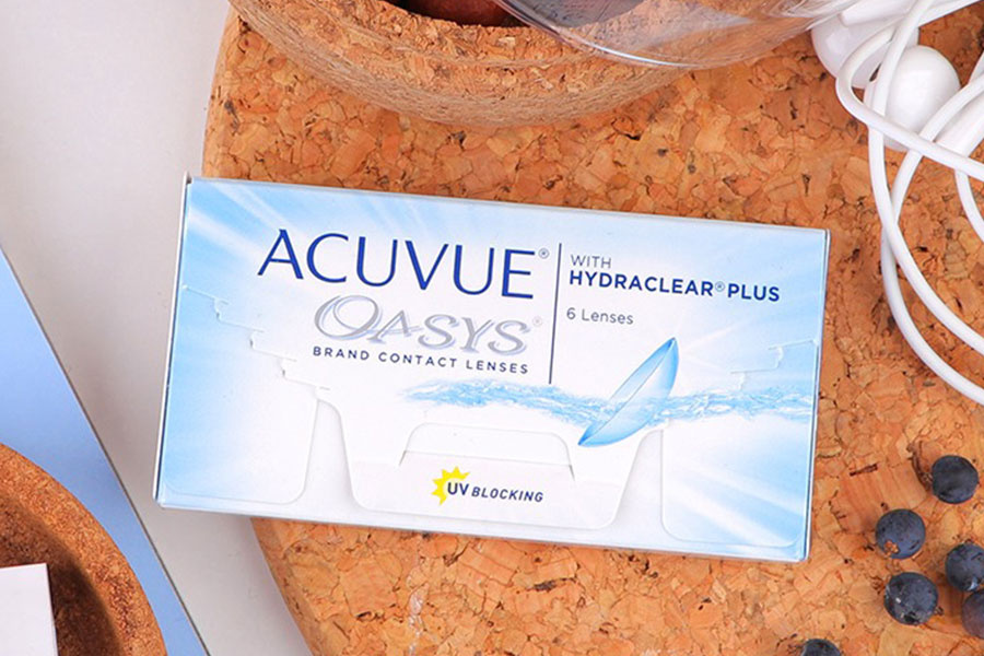 Monthly contact lenses Acuvue Oasys - ManasLecas.lv