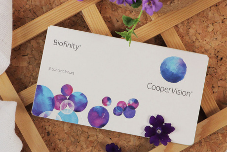 Biofinity Cooper vision Mēneša kontaktlēcas