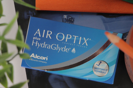 Air Optix Aqua (HydraGlyde) Alcon На 1 месяц контактные линзы