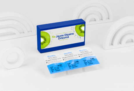 Monthly SiHy contactlenses (Refresh - refresh your eyes) Piiloset Monthly disposable
