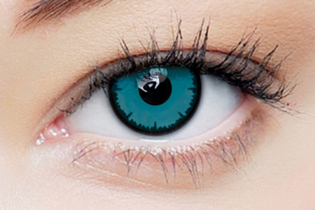 clearcolor phantom Angelic Blue Clearlab Crazy contact lenses