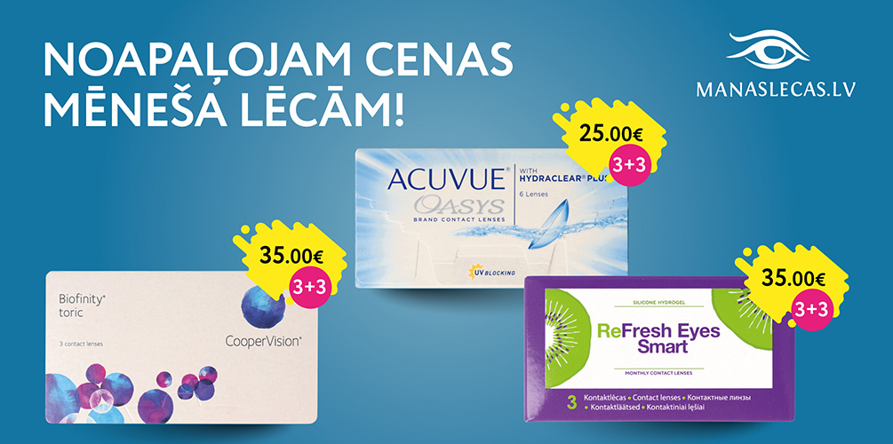 Noapaļojam cenas mēneša lēcām