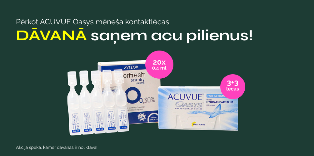 Acuvue oasys 3+3+DĀVANA